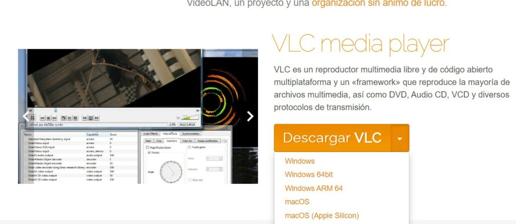 Descargar reproductor VLC